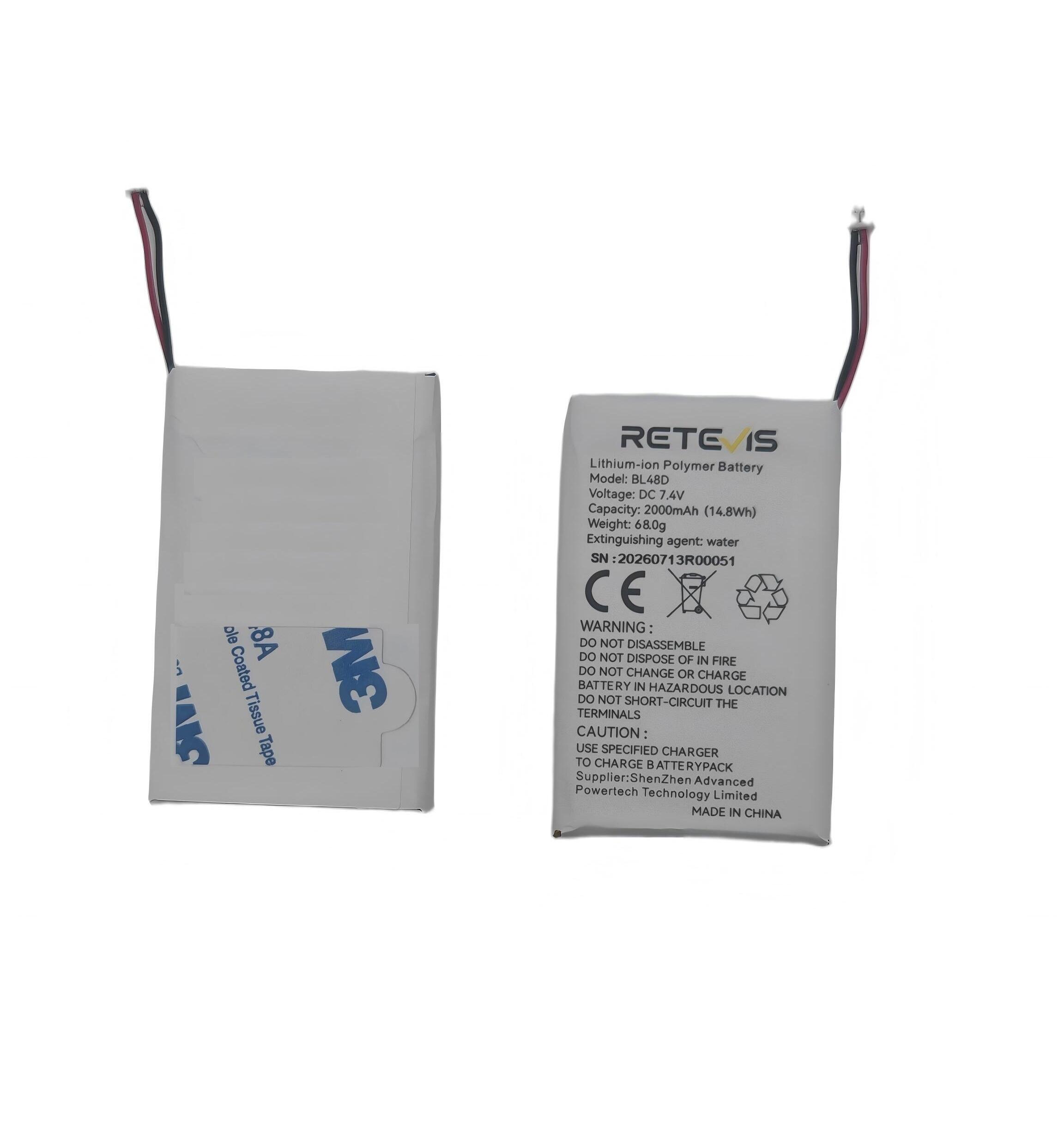 BL48D-7.4V   2000mAH